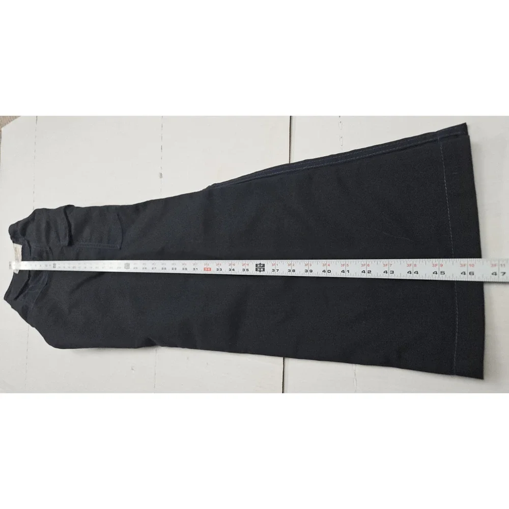 True Religion Cargo Pants Men's 36x32 Black w Blue Stitching MSRP $164